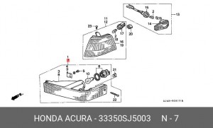 Указатель поворота 33350SJ5003 HONDA