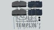 Комплект тормозных колодок, диско 031208700090 TEMPLIN