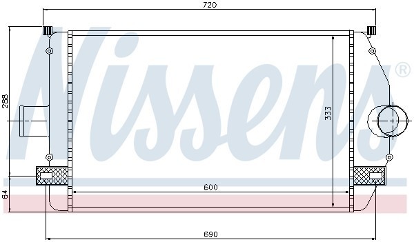 Интеркулер 96866 NISSENS