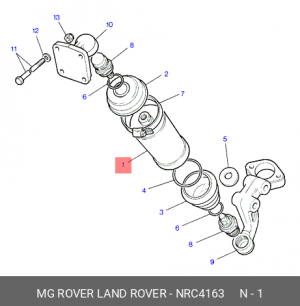 Деталь NRC4163 MG ROVER LAND ROVER