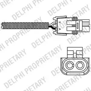 Лямбда-зонд ES1098912B1 DELPHI