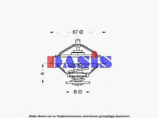 Термостат, охлаждающая жидкость 751883N AKS DASIS