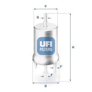 Топливный фильтр 31.832.00 UFI