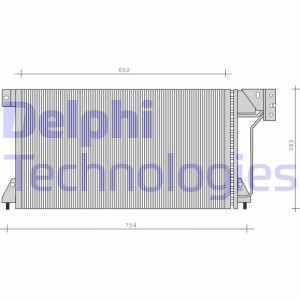 Конденсатор, кондиционер TSP0225025 DELPHI