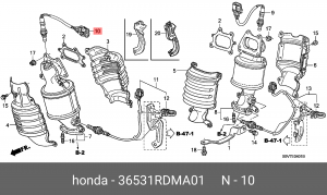 Лямбда-зонд 36531RDMA01 HONDA