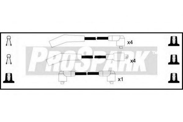Ккомплект проводов зажигания OES980 STANDARD