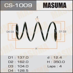 Пружина подвески CS-1009 MASUMA