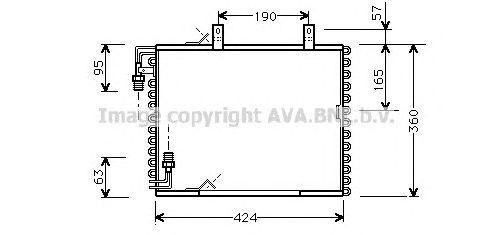 Конденсатор, кондиционер BW5147 AVA