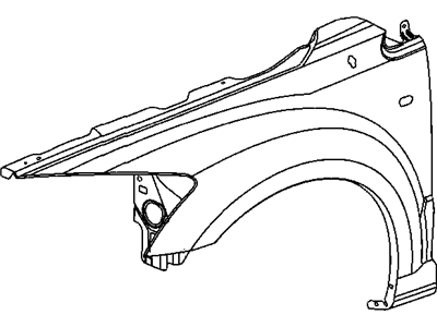 Крыло переднее 5115 660AD CHRYSLER
