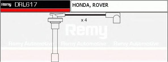 Ккомплект проводов зажигания DRL617 DELCO REMY