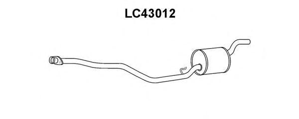 Предглушитель выхлопных газов LC43012 VENEPORTE