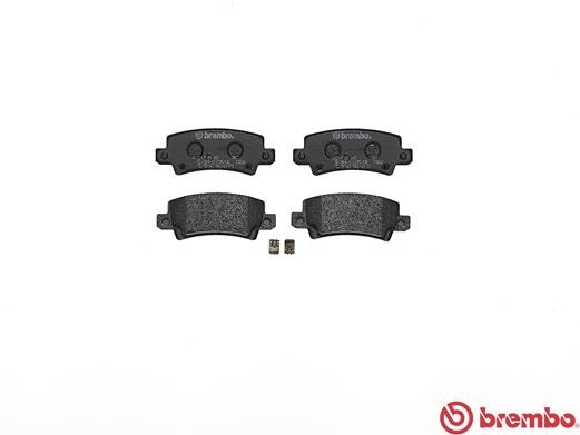 Комплект тормозных колодок, диско P83065 BREMBO