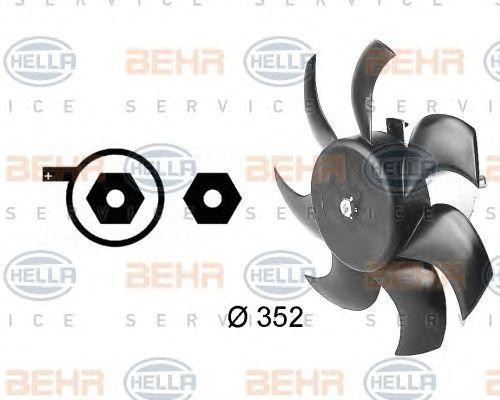 Вентилятор, охлаждение двигателя 8EW 009 144-301 HELLA