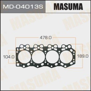 Прокладка ГБЦ MD-04013S MASUMA