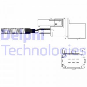 Лямбда-зонд ES11022-12B1 DELPHI