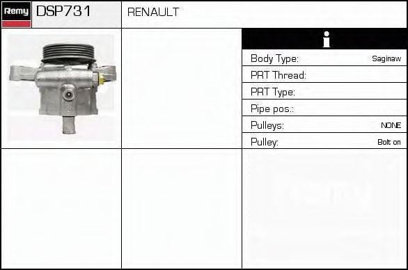 Гидравлический насос, рулевое управление DSP731 DELCO REMY