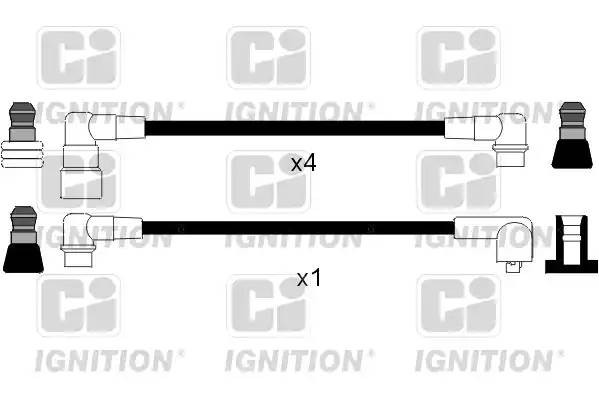 Ккомплект проводов зажигания XC851 QUINTON HAZELL