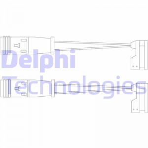 Сигнализатор, износ тормозных колодок LZ0185 DELPHI
