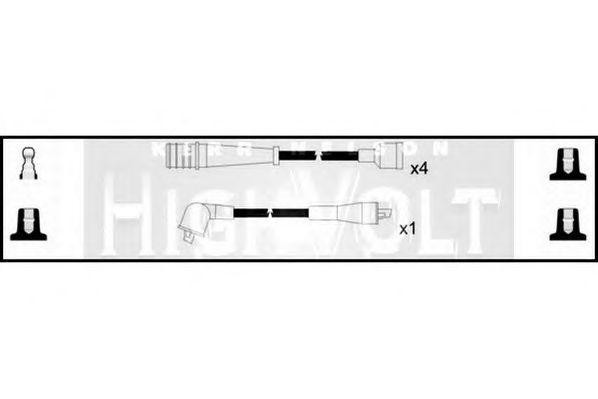 Ккомплект проводов зажигания OEF140 STANDARD