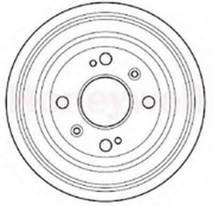 Тормозной барабан 329071B BENDIX JURID