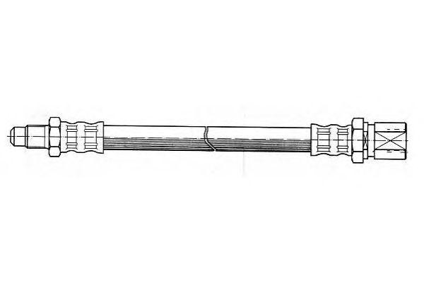Тормозной шланг FHY2124 FERODO