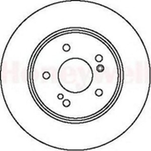 Тормозной диск 562098B BENDIX JURID