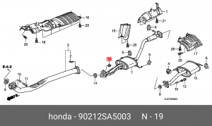 Гайка 90212SA5003 HONDA