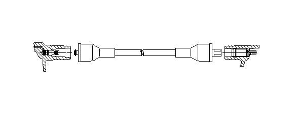 Провод зажигания 6A0330 BREMI