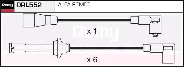 Ккомплект проводов зажигания DRL552 DELCO REMY