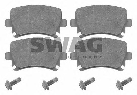 Комплект тормозных колодок, диско 30 91 6540 SWAG