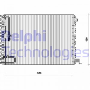 Конденсатор, кондиционер TSP0225076 DELPHI