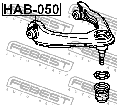 Сайлентблок HAB-050 FEBEST