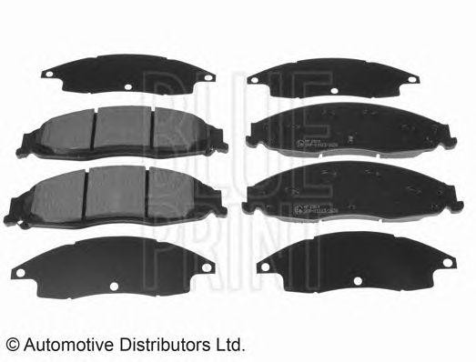 Комплект тормозных колодок, диско ADA104241 BLUE PRINT