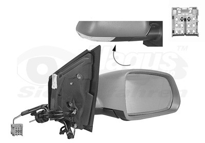 Наружное зеркало 5828814 VAN WEZEL
