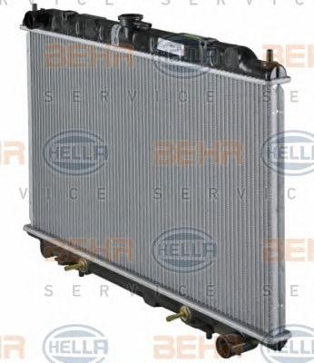 Радиатор, охлаждение двигател 8MK 376 724-671 HELLA