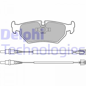 Комплект тормозных колодок, диско LP910 DELPHI