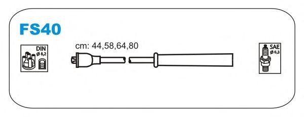 Ккомплект проводов зажигания FS40 JANMOR