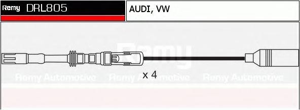 Ккомплект проводов зажигания DRL805 DELCO REMY