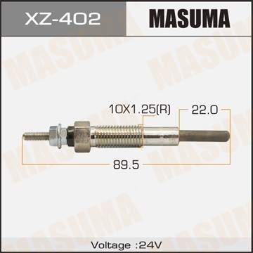 Свеча накаливания XZ402 MASUMA