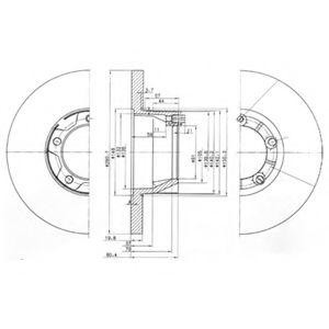 Тормозной диск BG2163 DELPHI