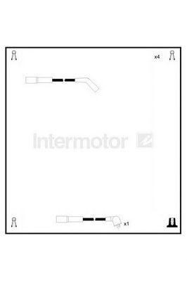 Ккомплект проводов зажигания 73908 STANDARD
