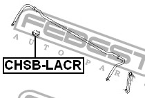Втулка стабилизатора CHSB-LACR FEBEST