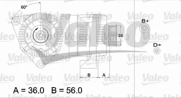 Генератор 436718 VALEO PHC