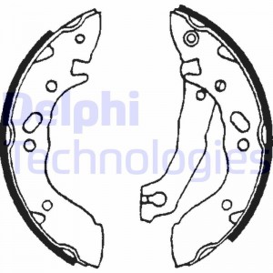 Комплект тормозных колодок LS1609 DELPHI