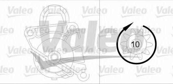 Стартер 458172 VALEO PHC