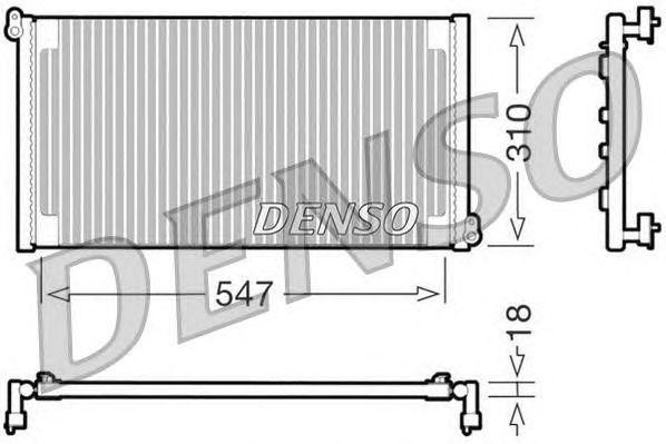 Конденсатор, кондиционер DCN09011 DENSO