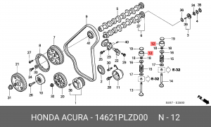 Толкатель 14621PLZD00 HONDA