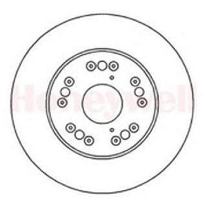 Тормозной диск 561644B BENDIX JURID