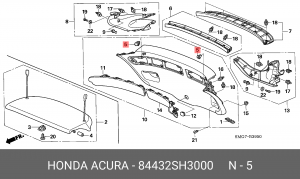 Деталь 84432SH3000 HONDA