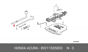 Ключ торцевой 89211S05003 HONDA